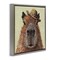 Stupell Industries Capybara with Straw Hat Floating Frame, design by Studio Bautista